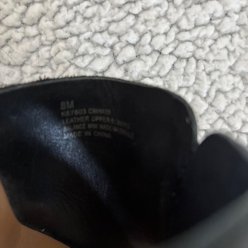 Kork Ease Anthropologie Wooden Black Leather Platform Clogs Size 8 Studded - Picture 9 of 10